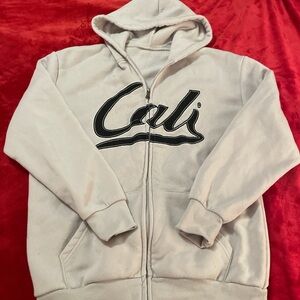 Cali White Hoodie